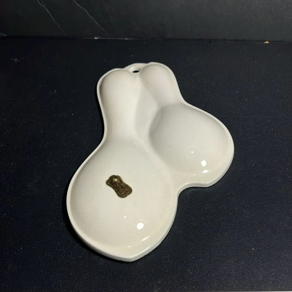 Very Nice MidCentury X modern Spoon rest10”long by 6” wide. Rare. kk315